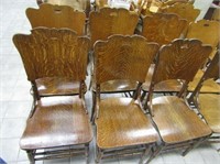 (9)Antique dining chairs.