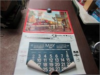 1971 Ferris Bros Calendar. Steam tank engine.