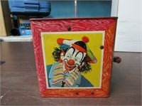 1950's Clown jack in the box. Mattel.