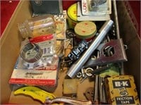 Vintage boy scout items, radio and more.