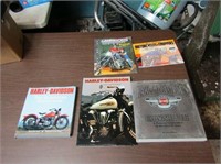 Harley Davidson motorcycle books.