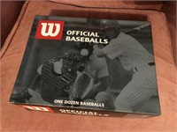 Dozen Official Wilson Unused Baseballs