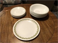 Corelle Ware Spring Blossom Partial Set