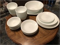 Corelle Ware Winter Frost White Partial Set