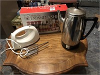 Vintage GE Hand Mixer & Presto Coffee Percolator