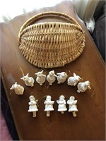 Collection of Ceramic Christmas Decorations