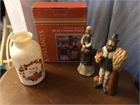 Kirkland's Ceramic Pilgrim's & Fall Vase