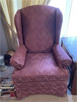 Vintage Masterfield Upholstered Wing Back Chair