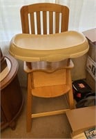 Eddie Bauer Wood High Chair