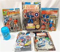 Marvel Captain America Super Hero Figure Lot