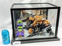 LEGO Mirrored Display Case Lot Assembled