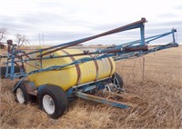 BLUMBHART FIELD SPRAYER ON TRANSPORT