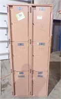 6-DOOR METAL LOCKER