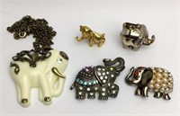 Lot of Elephant Jewelry