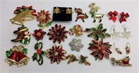 20 Vintage Christmas Jewelry