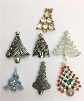 7 Christmas Brooches