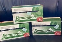 3 boxes Remington rifle cartridges
