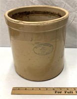 2 gallon crock Marshall pottery/Marshall Texas