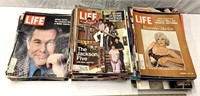 Over 85 life magazine issues from 1971-72-73