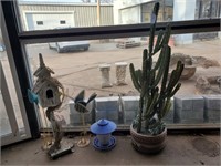 Cactus, Birdhouse, Bird Feeder, Etc.