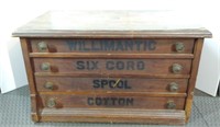 Antique Willimantic Thread Box, COOL!