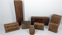 8pc Wood Boxes