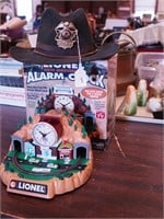 Lionel animated alarm clock missing train with
