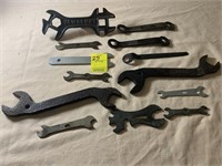 Asstd. Vintage Wrenches--2 Deere