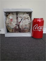 new in box small Paris clock
