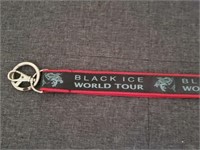 official ACDC black ice world tour lanyard