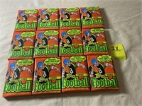 (12 packs) 1990 Topps Gum/Football Cards--Unopened
