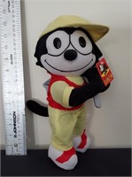 Felix the cat golfer plush with tags