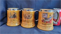 3 Lord Nelson Pottery mugs