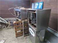 4 USED GAS PUMPS NOT COMPLETE HEAVY BRING HELP TO