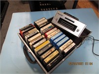 8 track tapes and player
