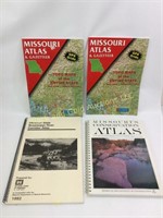 Lot of four Missouri related atlases