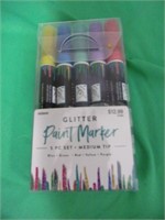 Glitter Paint Markers