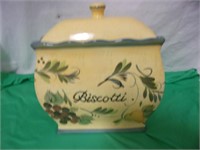 Biscotti Jar with Lid