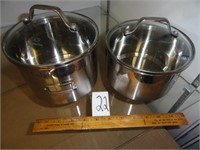 2 Calphalon pans w/lids