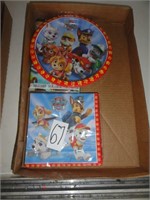 Paw Patrol plates & napkins