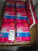 Carefree Acti-fresh body shape Ladies pads