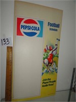 Vintage Pepsi-Cola Football Advertisement
