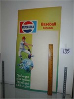 Vintage Pepsi-Cola Baseball Advertisement