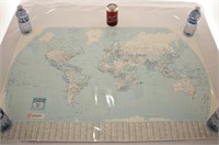 Carte du monde et carte des États-Unis