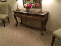 Marbel Top Console Table