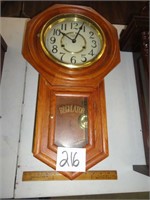 Vintage DEA regulator wind up wall clock