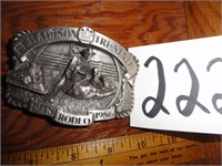 Ft. Madison Tri-State Rodeo 1986 belt buckle