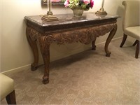 Marbel Top Console Table