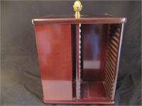 The Bombay Company Wooden 64 Disk CD Holder