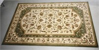 Kilim (Turkey) Ivory/Green Area Rug